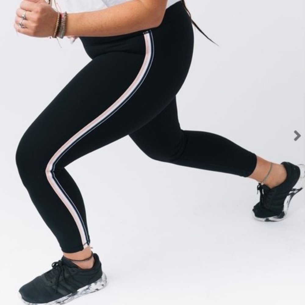 Zyia Pink Rainbow Luxe Leggings